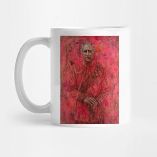 The first official painted portrait of King Charles III Mug